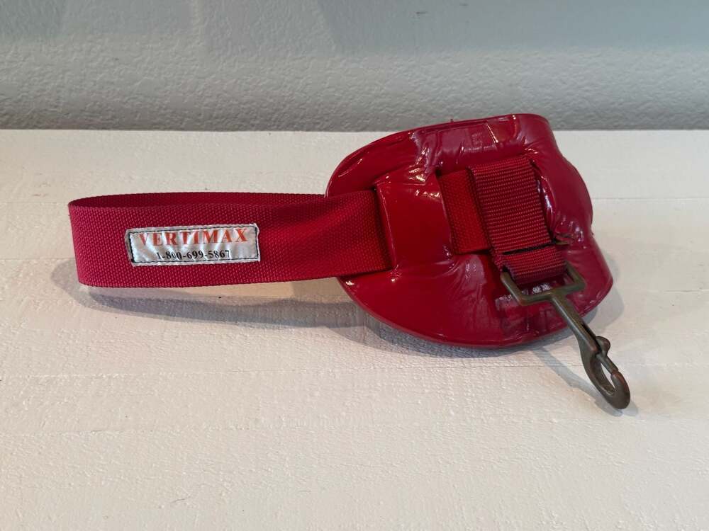 Vertimax Red Padded Waist Harness Belt